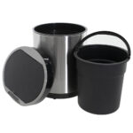 Ведро для мусора сенсорное, круглое, внутр ведро, Foodatlas JAH-9311, 8 л - 4